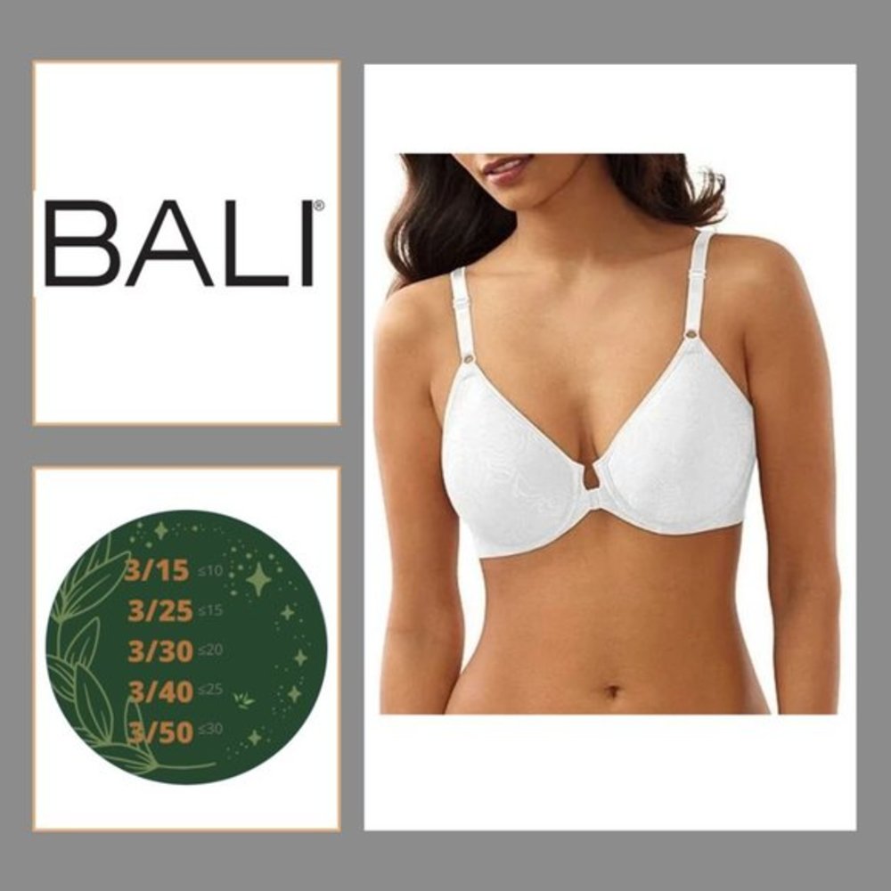 Bali Comfort Revolution Front Close Underwire Bra DF3P66-40C